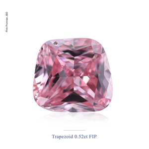 0.52ct Trapezoid shape Fancy Intense Pink Color Diamond, P348