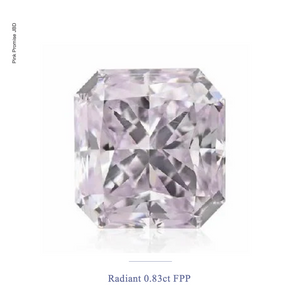 0.83ct, Fancy Pinkish Purple, Radiant, PU007