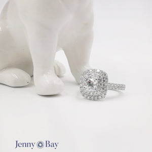 cushion cut diamond engagement rings sydney australia custom jewery