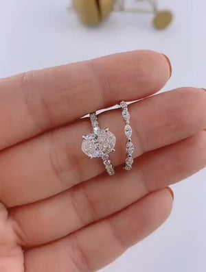 oval cut diamond shoulder engegement rings melbourne australia custom design
