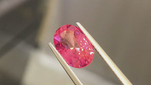 3.61ct Sunrise Padparadscha Madagascar Sapphire - SPOP01
