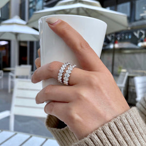 oval cut diamond eternity rings melbourne australia luxury jewelry on sale