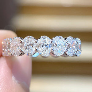 oval cut diamond eternity rings melbourne australia luxury jewelry on sale