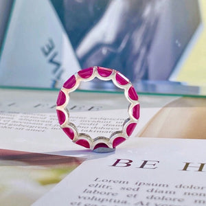 ruby eternity rings Perth custom jewelery