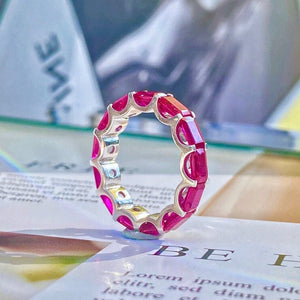 ruby eternity rings Perth custom jewelery