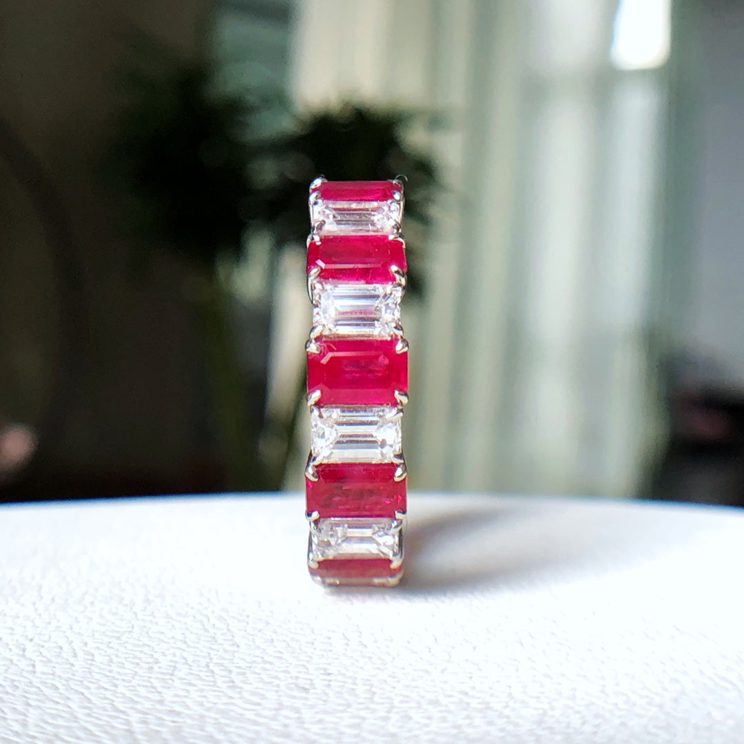 ruby diamond eternity rings melbourne best value