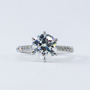 round brilliant cut diamond engagement rings perth australia custom jewelry
