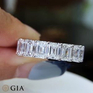 emerald cut diamond eternity rings sydney australia best value