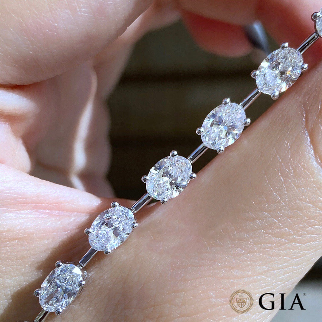 Oval cut diamond bracelets perth australia unique design