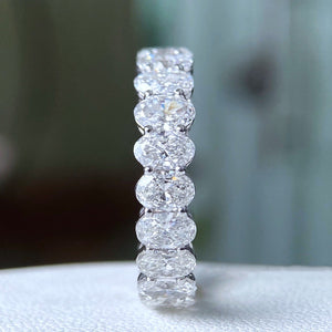 oval cut diamond eternity rings melbourne australia luxury jewelry on sale
