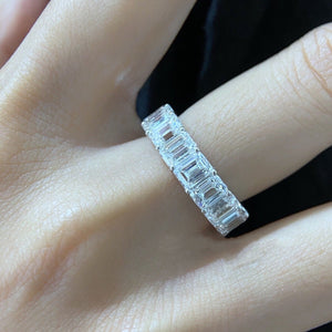 emerald cut diamond eternity rings sydney australia best value