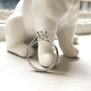 round brilliant cut diamond solitaire engagement rings sydney best price