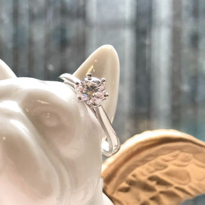 round brilliant cut diamond solitaire engagement rings sydney best price
